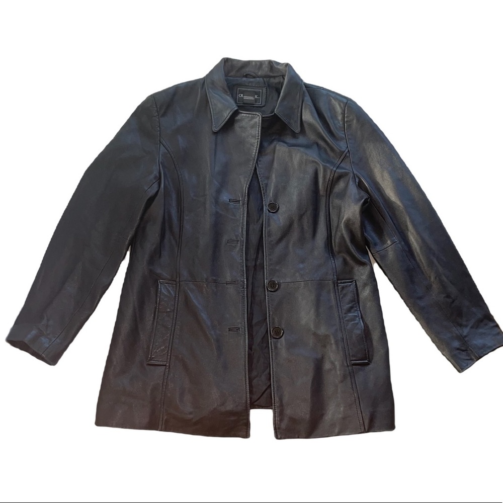 vintage leather jacket